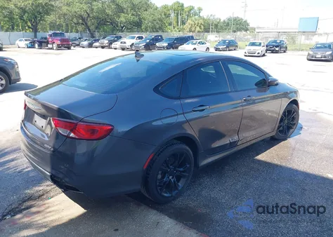 2015 Chrysler 200 S from USA, damaged, VIN 1C3CCCBG5FN706803